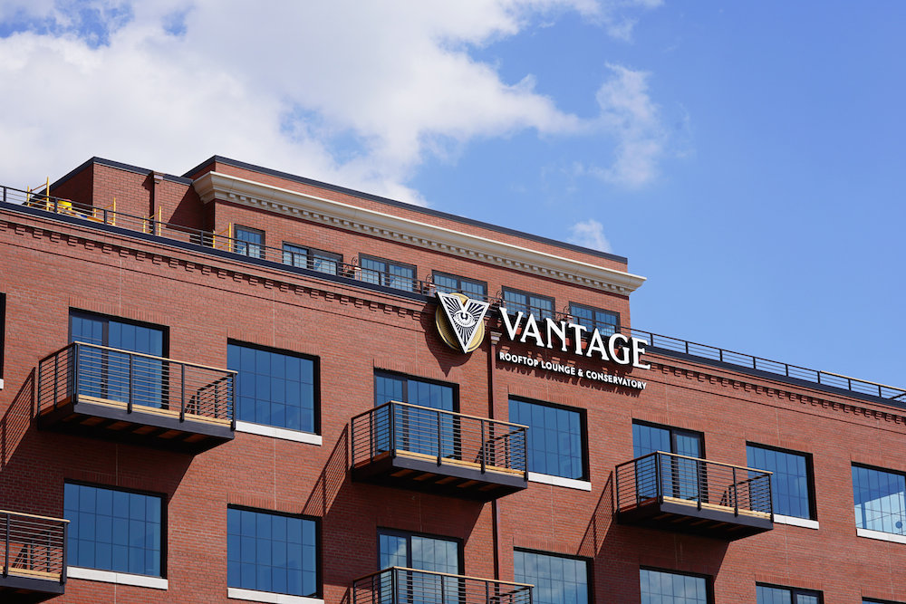Vantage Rooftop Lounge and Conservatory, which sits atop V2, is scheduled to open Sept. 24.